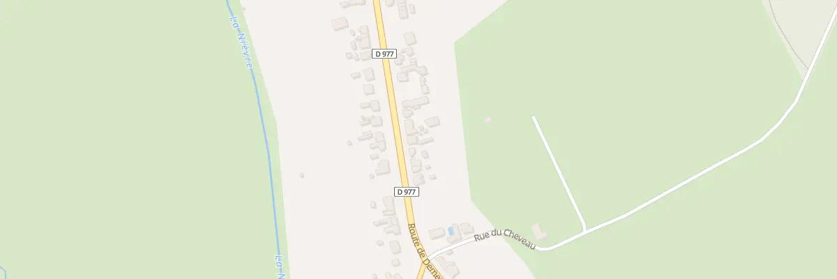 Plan du 93 Rte de Demeurs à Urzy