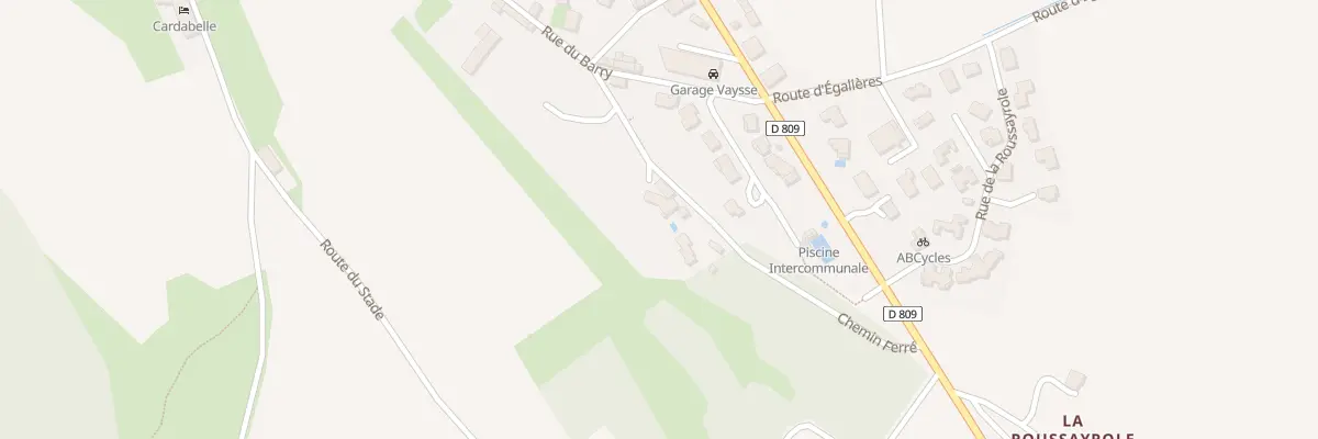 Plan du 3 Che Ferré à L’Hospitalet-du-Larzac