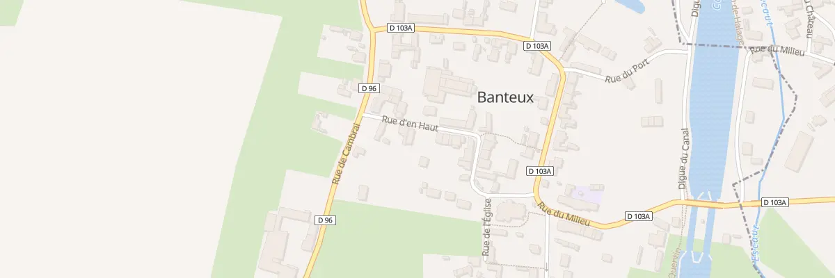 Plan du 191 Rue d’En Haut à Banteux