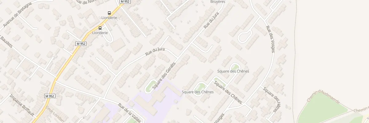 Plan du 20 Sq des Genets à Hem