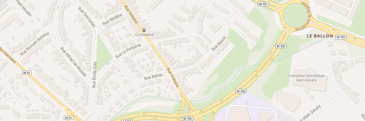 Plan du 33 Rue Balzac à Wattrelos