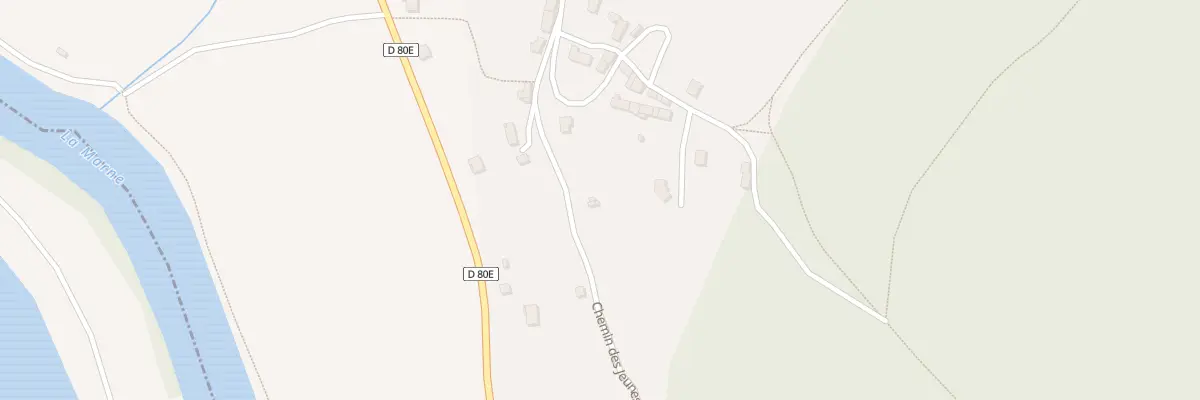 Plan du 9001 Sen des Jeunes Vignes à Sainte-Aulde