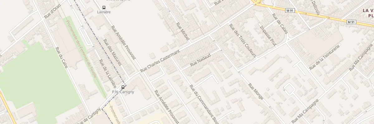 Plan du 34 Rue Nadaud à Wattrelos