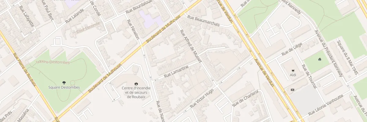 Plan du 43 Rue Lamartine à Roubaix