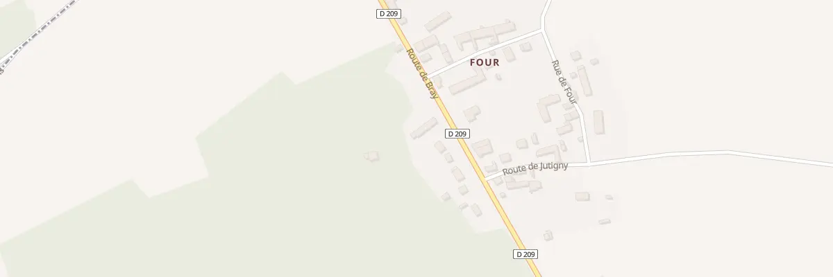 Plan du 33 Rte de Bray à Savins