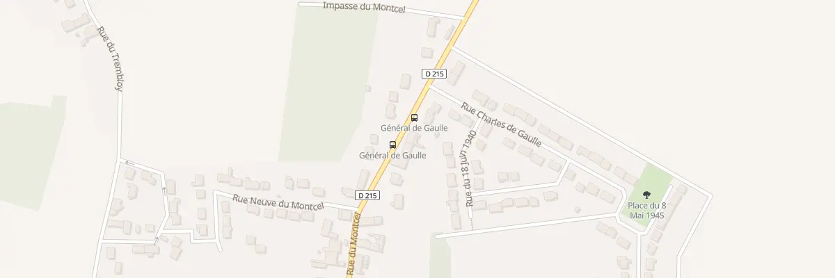 Plan du 36 Rue du Montcel à Chevru