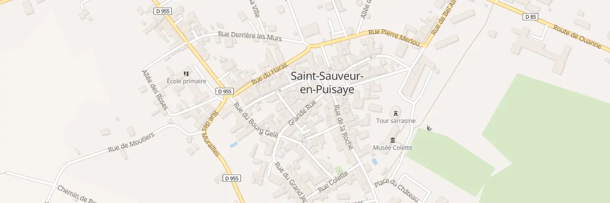 Plan du 9 Grande Rue à Saint-Sauveur-en-Puisaye