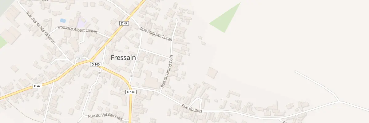 Plan du 73 Rue du Grand Coin à Fressain