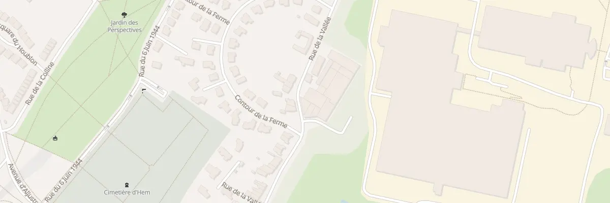 Plan du 124 Rue de la Vallee à Hem