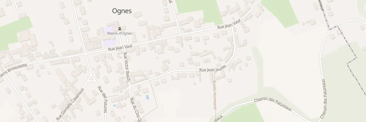 Plan du 22 Rue Jean Jaurès à Ognes