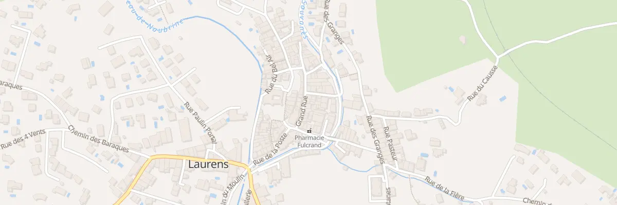 Plan du 12 Gr Grand Rue à Laurens
