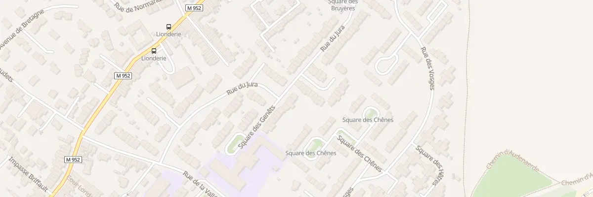Plan du 22 Sq des Genets à Hem