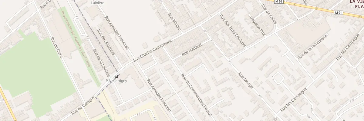 Plan du 37 Rue Nadaud à Wattrelos