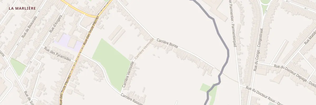 Plan du 18 Carriere Bonte à Wattrelos