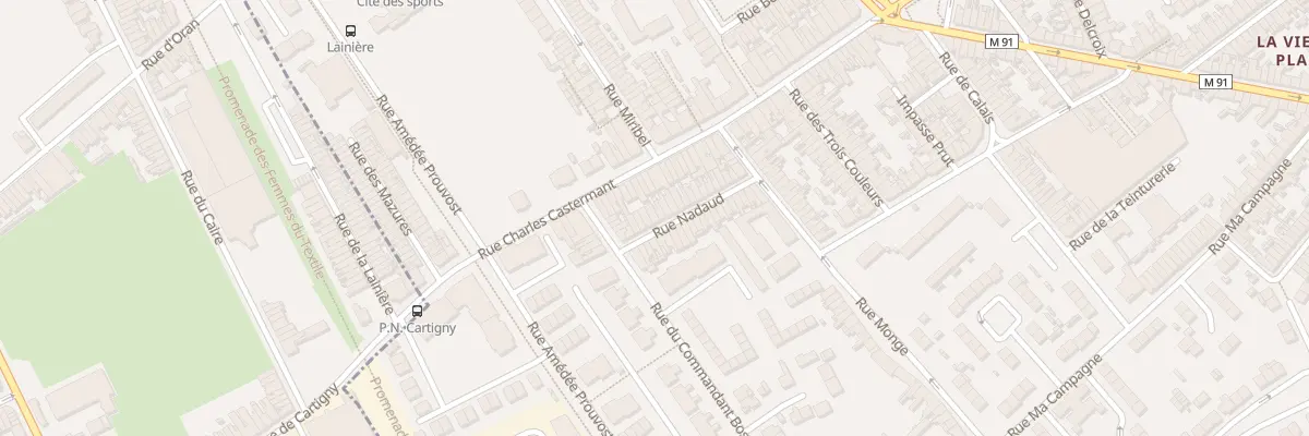Plan du 30 Rue Nadaud à Wattrelos