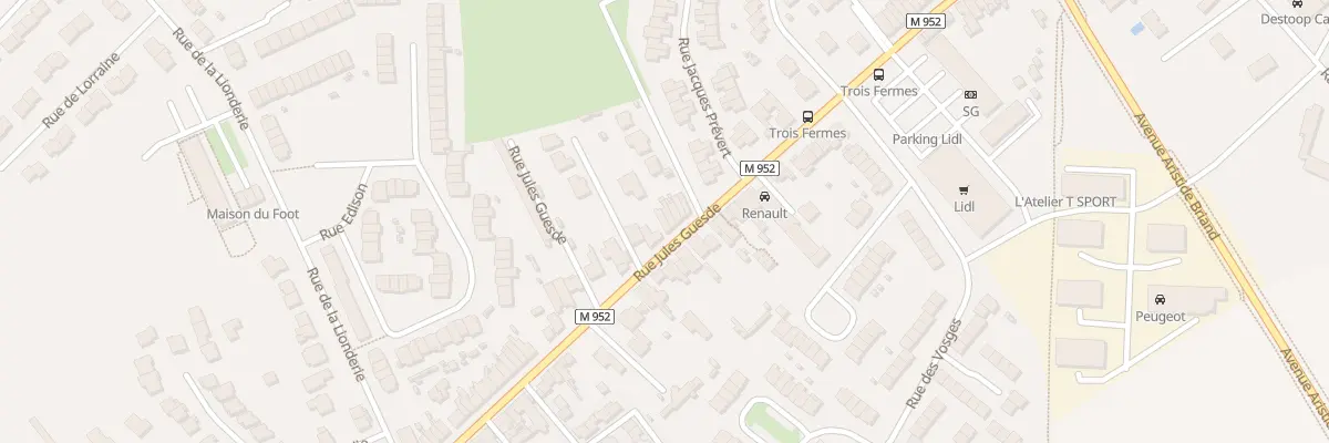 Plan du 271 Rue Jules Guesde à Hem