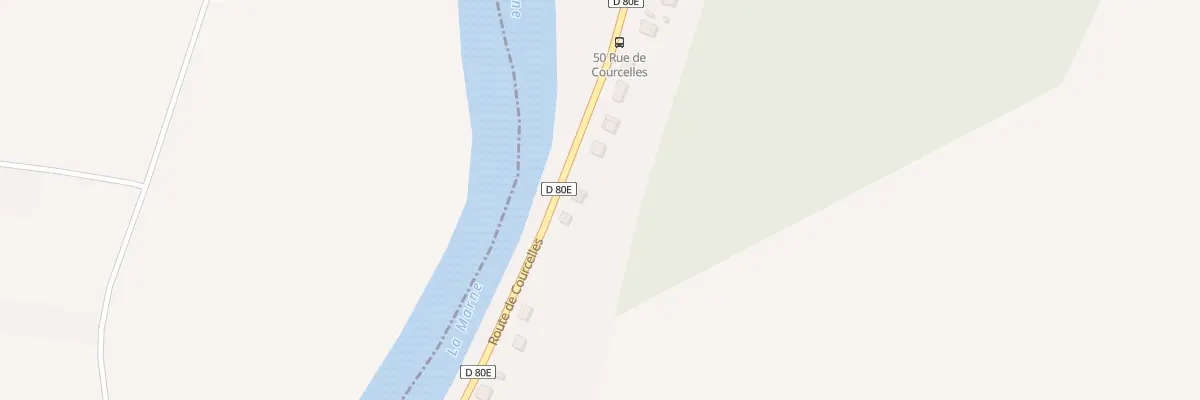 Plan du 42 Rte de Courcelles à Méry-sur-Marne