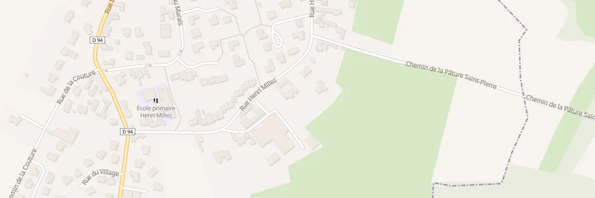 Plan du 256 Rue Henri Millez à Louvil