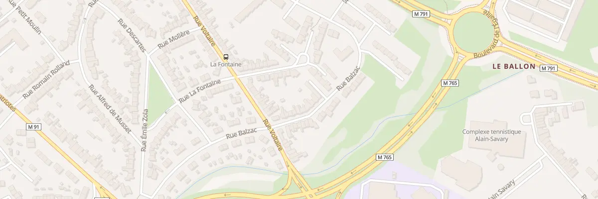 Plan du 39 Rue Balzac à Wattrelos