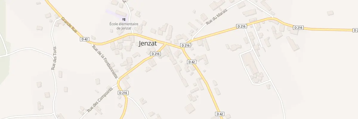 Plan du 48 Rue Grande Rue à Jenzat