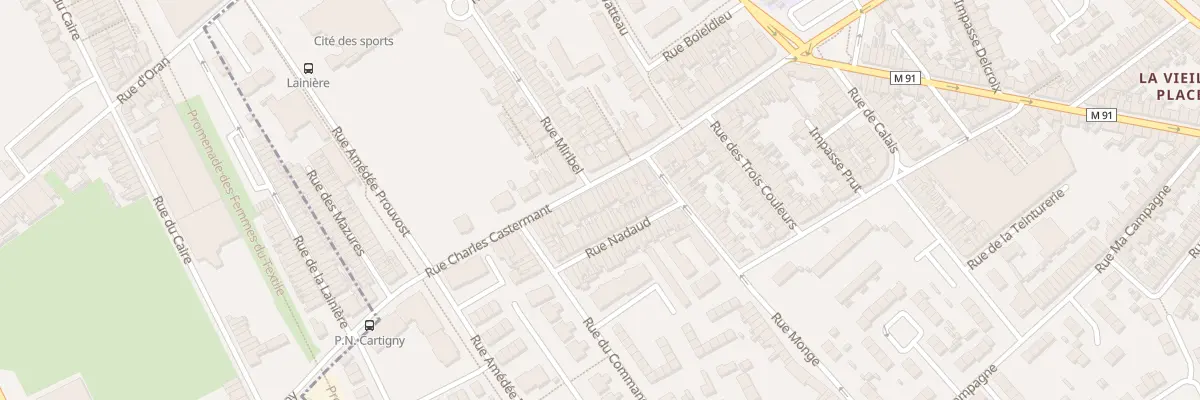 Plan du 63 Rue Charles Castermant à Wattrelos