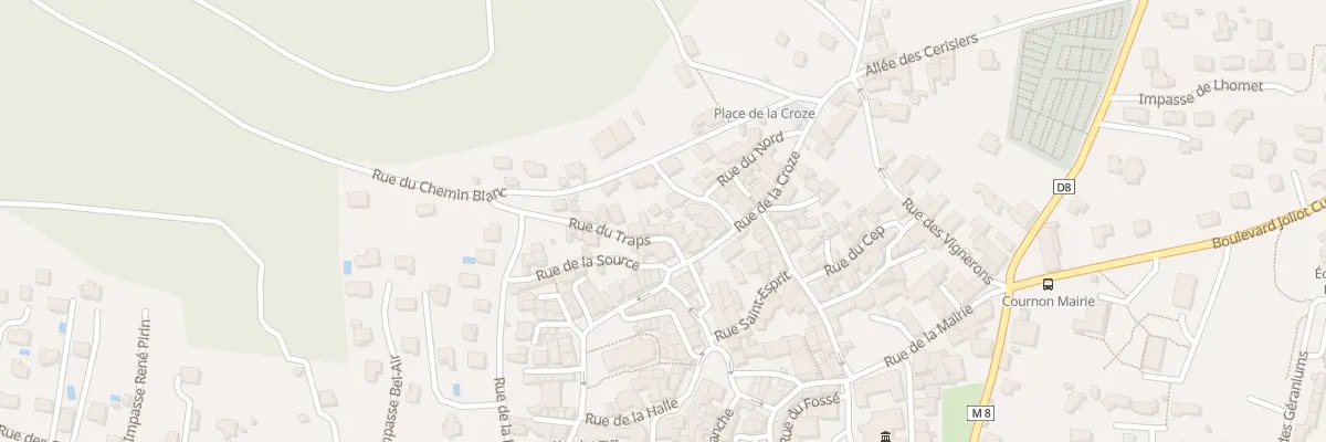 Plan du 4 Rue du Traps à Cournon-d’Auvergne