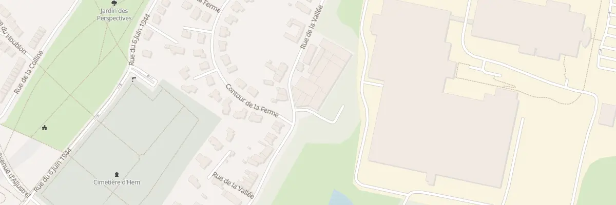 Plan du 118B Rue de la Vallee à Hem