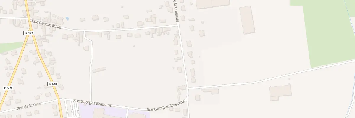 Plan du 14 Rue de la Croisette à Flavy-le-Martel