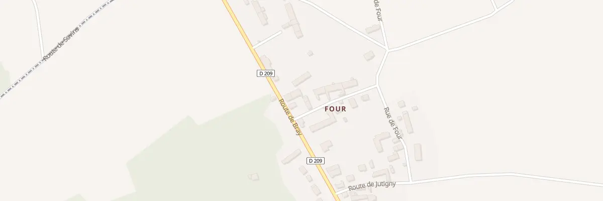 Plan du 48 Rte de Bray à Savins