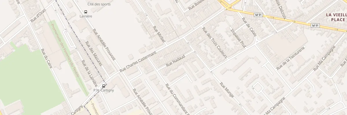 Plan du 22 Rue Nadaud à Wattrelos