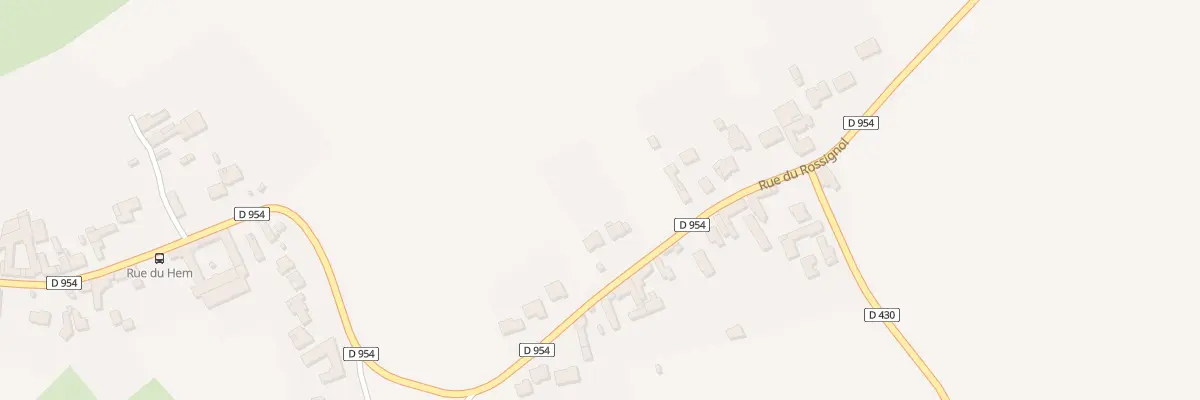 Plan du 790 Rue du Rossignol à Auchy-lez-Orchies