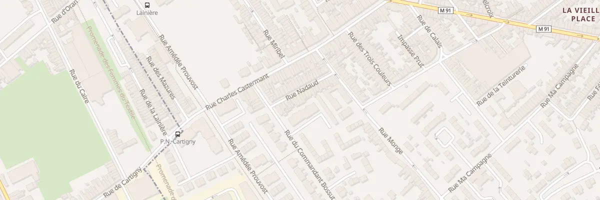 Plan du 27 Rue Nadaud à Wattrelos