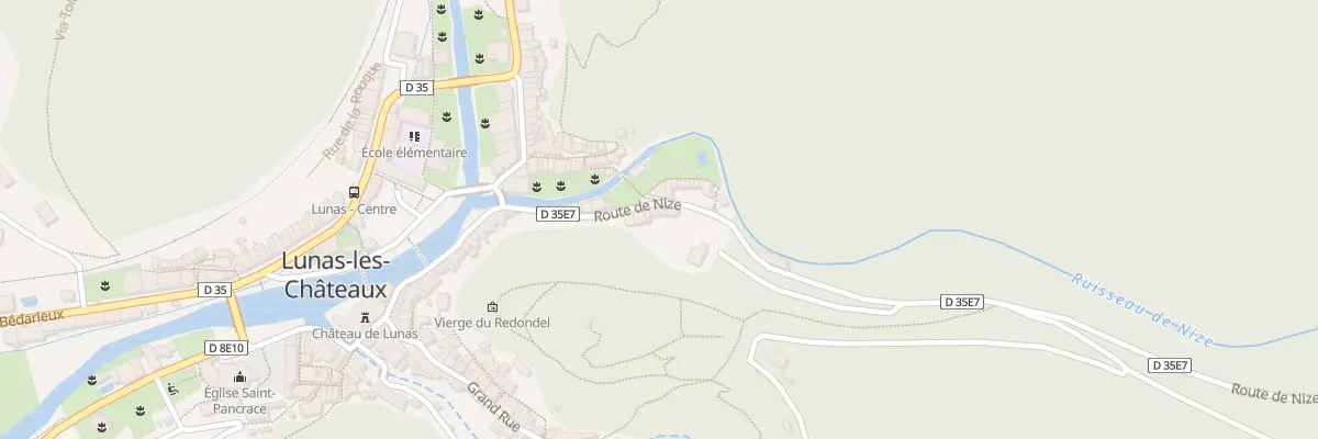 Plan du 5586 Le Village à Lunas-les-Châteaux