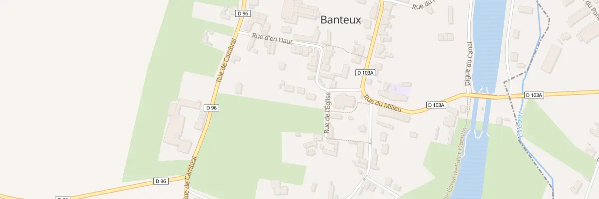 Plan du 81 Rue d’En Haut à Banteux