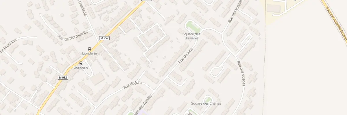 Plan du 75 Rue du Jura à Hem