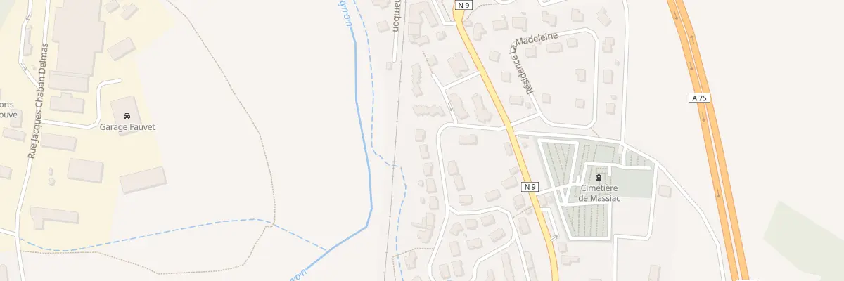 Plan du 2 Rue du Général Leclerc à Massiac