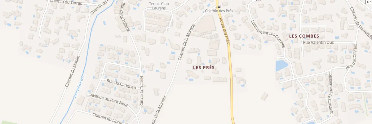 Plan du 3 Che de la Murelle à Laurens