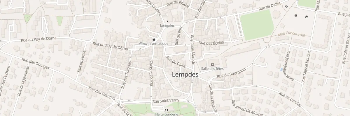 Plan du 5 Rue Saint-Vincent à Lempdes