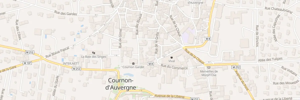 Plan du 14 Rue de la Grille à Cournon-d’Auvergne