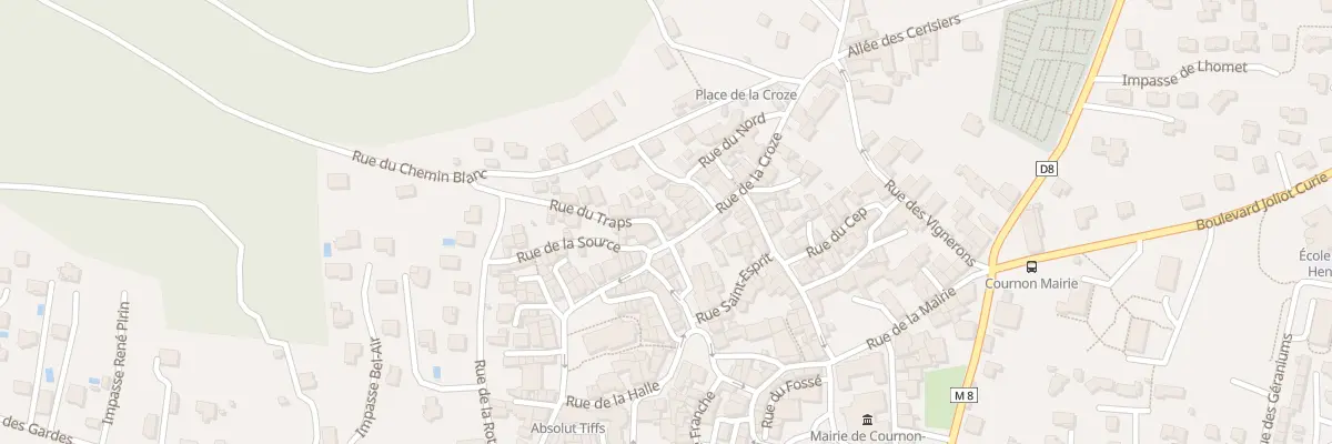 Plan du 2 Rue du Traps à Cournon-d’Auvergne