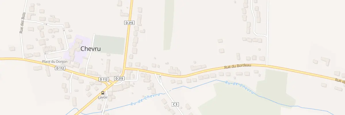 Plan du 3A Rue du Bordeau à Chevru