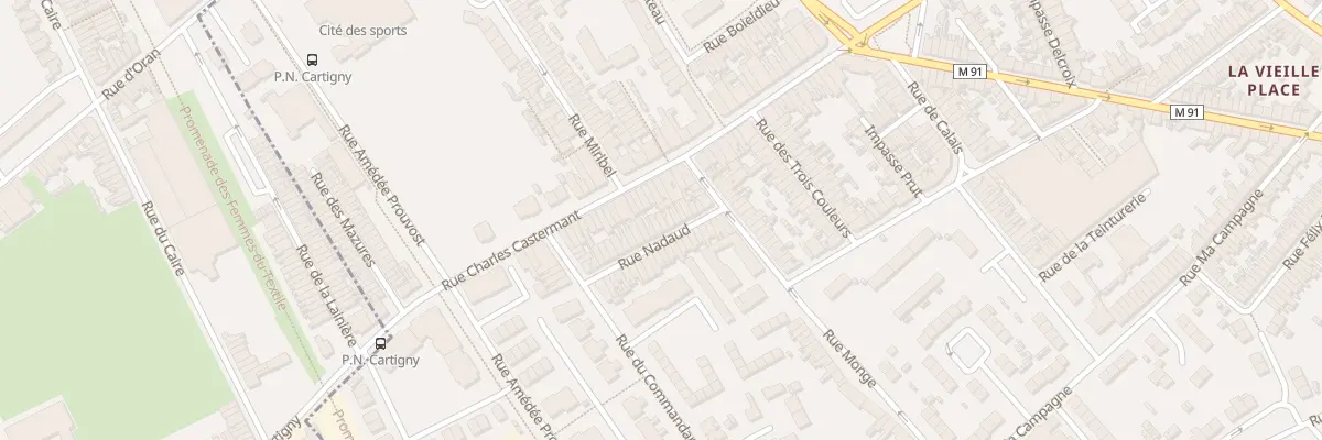 Plan du 16 Rue Nadaud à Wattrelos