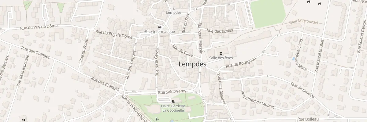 Plan du 6 Imp du Rivage à Lempdes