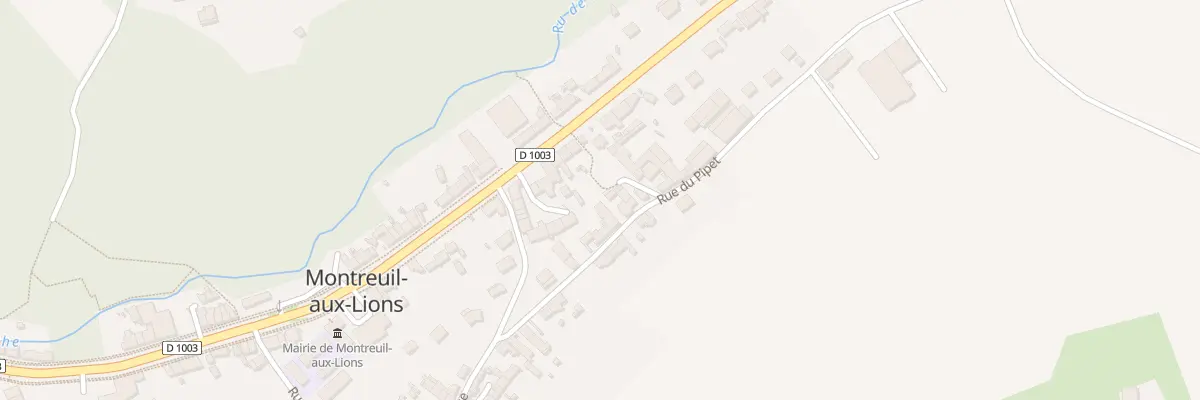 Plan du 7 Rue du Pipet à Montreuil-aux-Lions