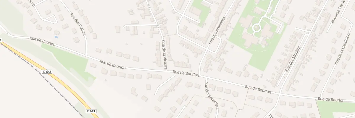 Plan du 887 Rue de Bourlon à Raillencourt-Sainte-Olle