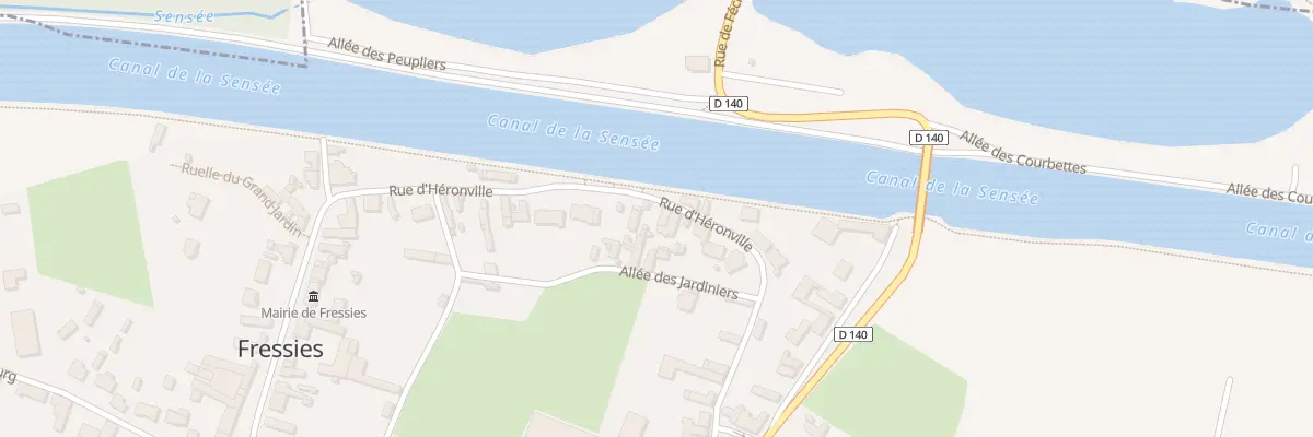 Plan du 232 Rue d’Heronville à Fressies