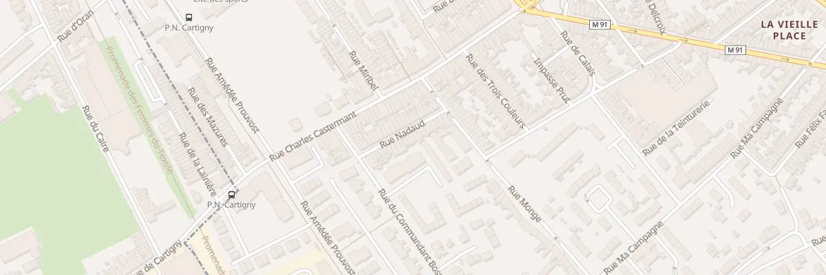 Plan du 19 Rue Nadaud à Wattrelos