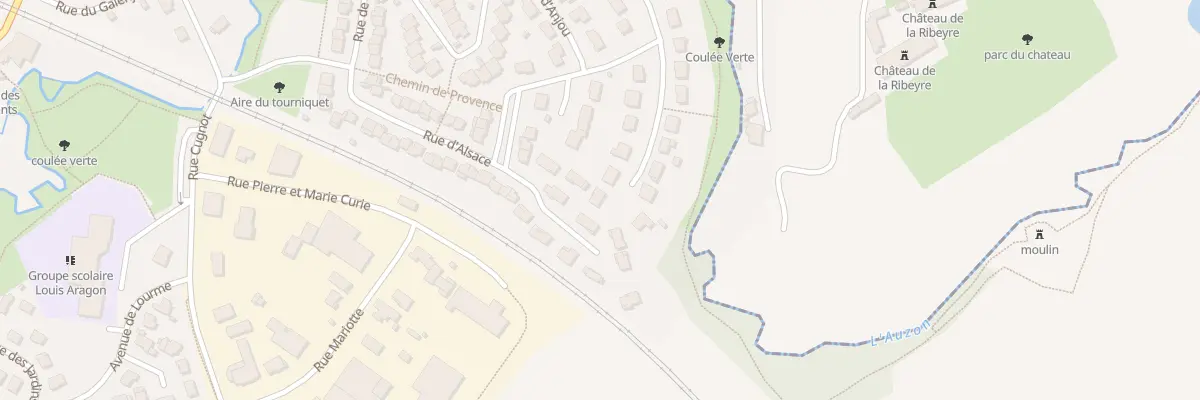 Plan du 25 Rue d’Alsace au Cendre