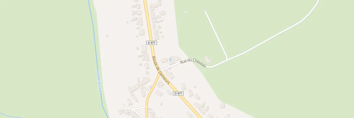 Plan du 57 Rue du Cheveau à Urzy