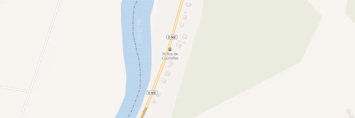 Plan du 50 Rte de Courcelles à Méry-sur-Marne